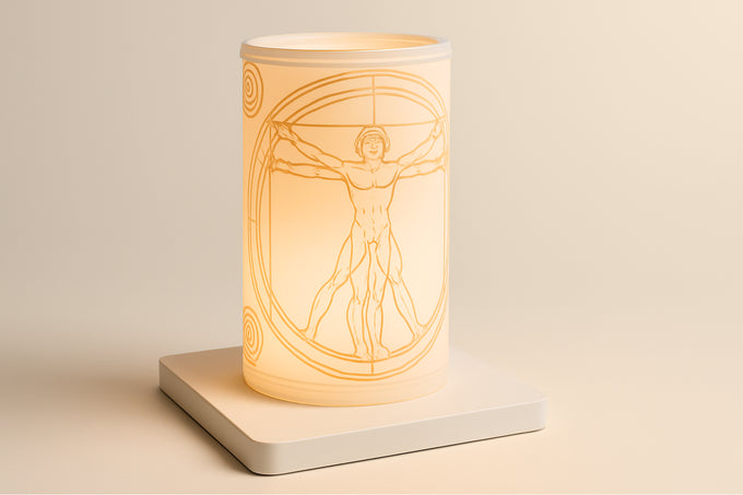 Vitruvian Man Lamp